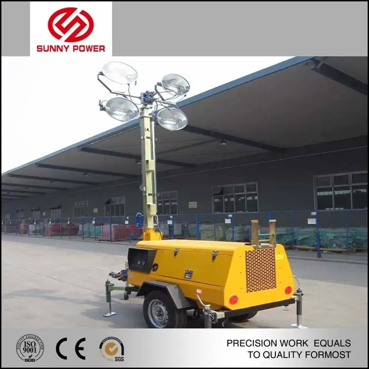 Light Tower Diesel Generator Set